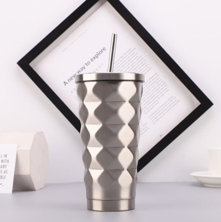 Stainless Steel Diamond Tumbler