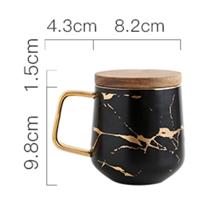 Gold Marble Ceramic Mug