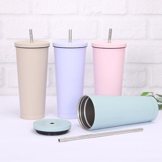 Tall Tumbler with Straw