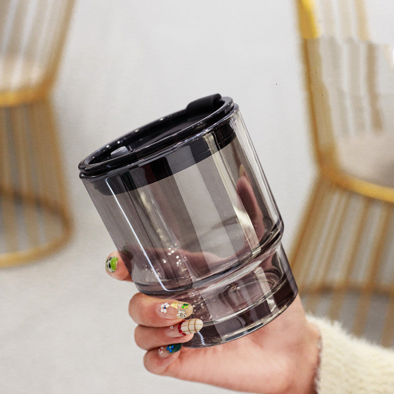 Lux Glass Tumbler with Lid & Straw