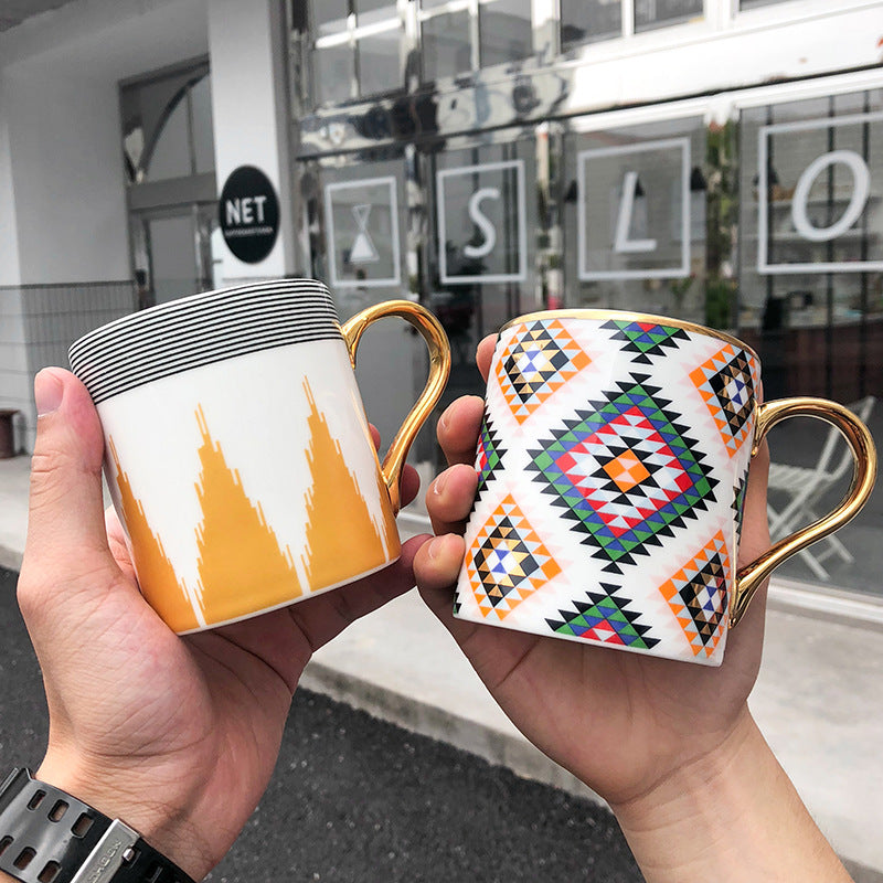 Creative Boho Ceramic Mugs