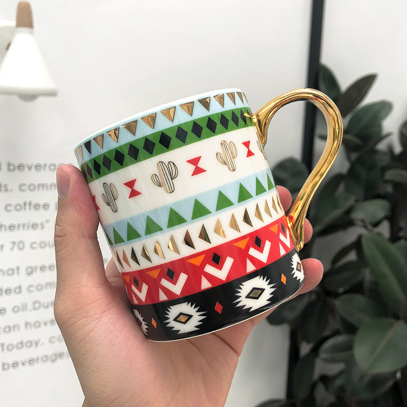 Creative Boho Ceramic Mugs