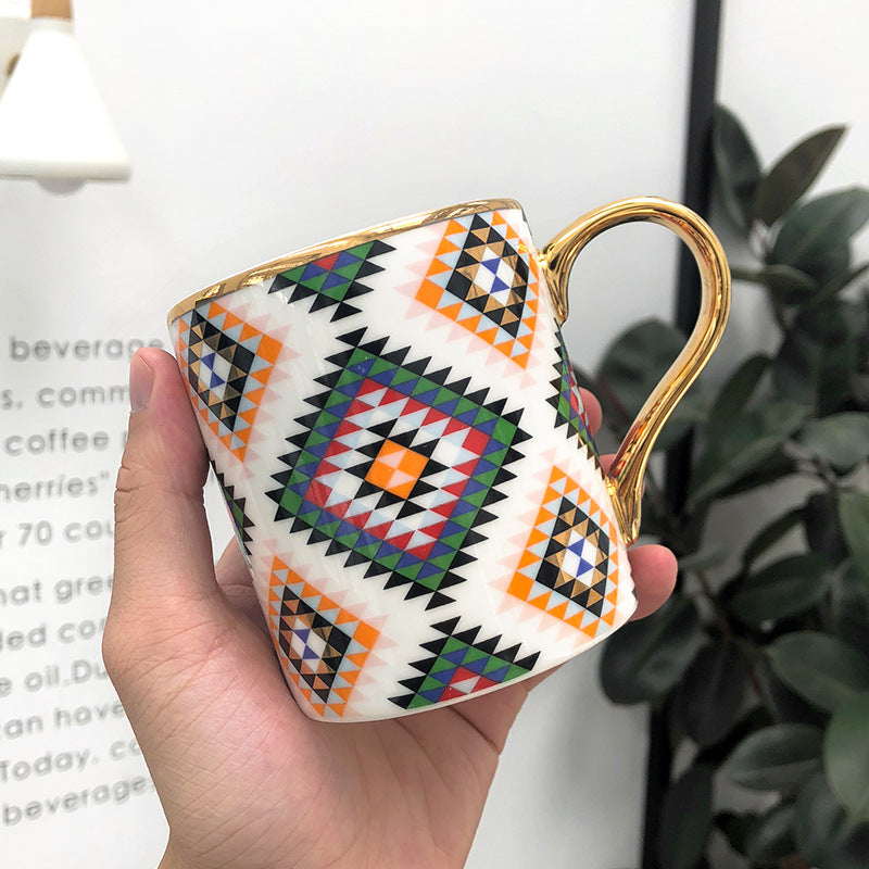 Creative Boho Ceramic Mugs