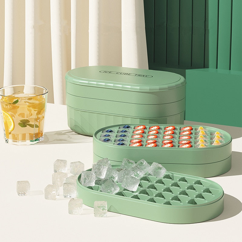 Mini Ice Cube Tray with Lid