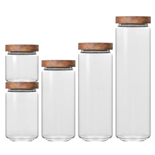 Stackable Rustic Jar Set