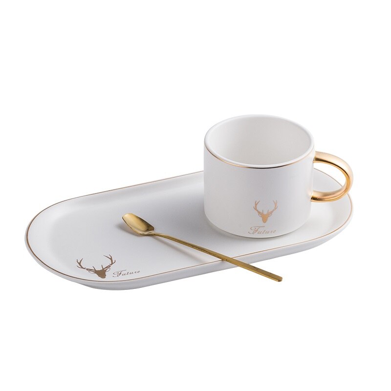 Prestige Coffee Mug and Dessert Plate Set