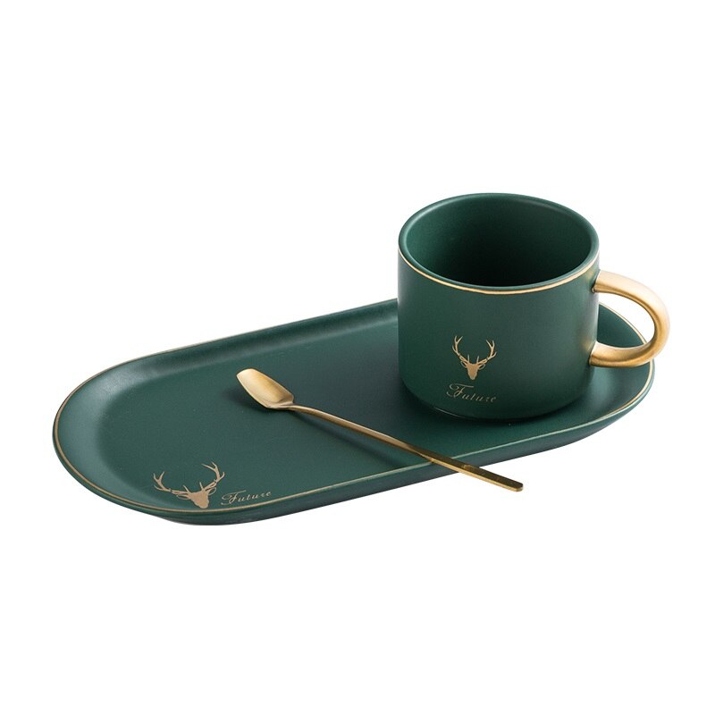 Prestige Coffee Mug and Dessert Plate Set