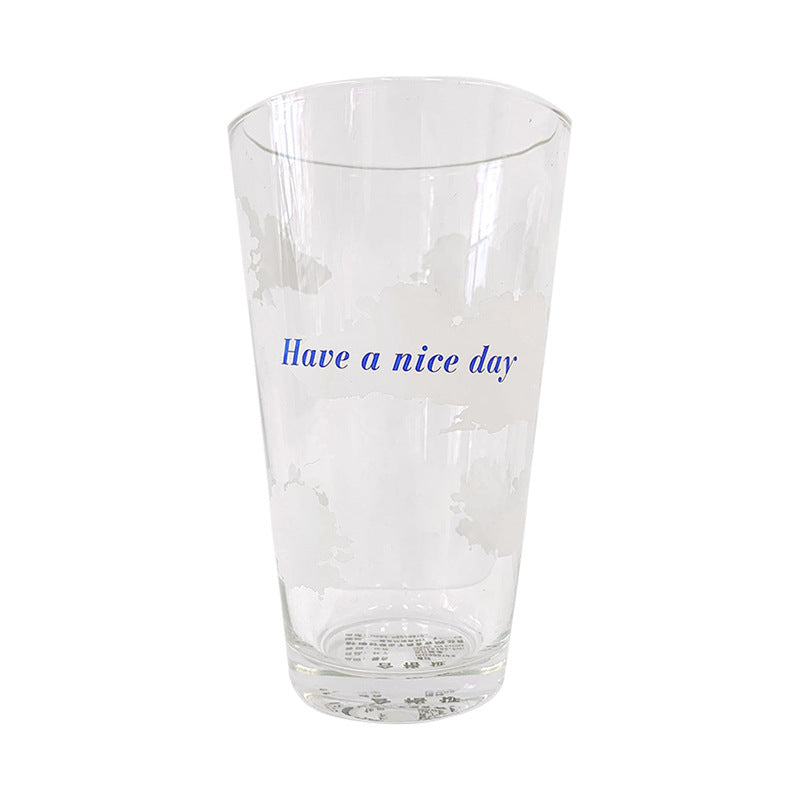 Glass Tumbler with Lid